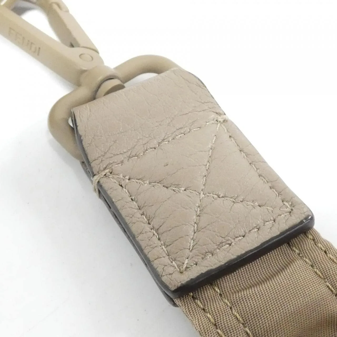 FENDI Baguette 7VA536 AG0P Shoulder Nylon Beige Nylon Rank A - Thumbnail 8