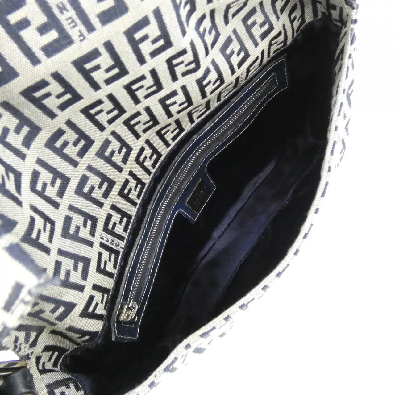 FENDI Baguette 26424 Shoulder Canvas Navy Canvas Rank A - Thumbnail 9