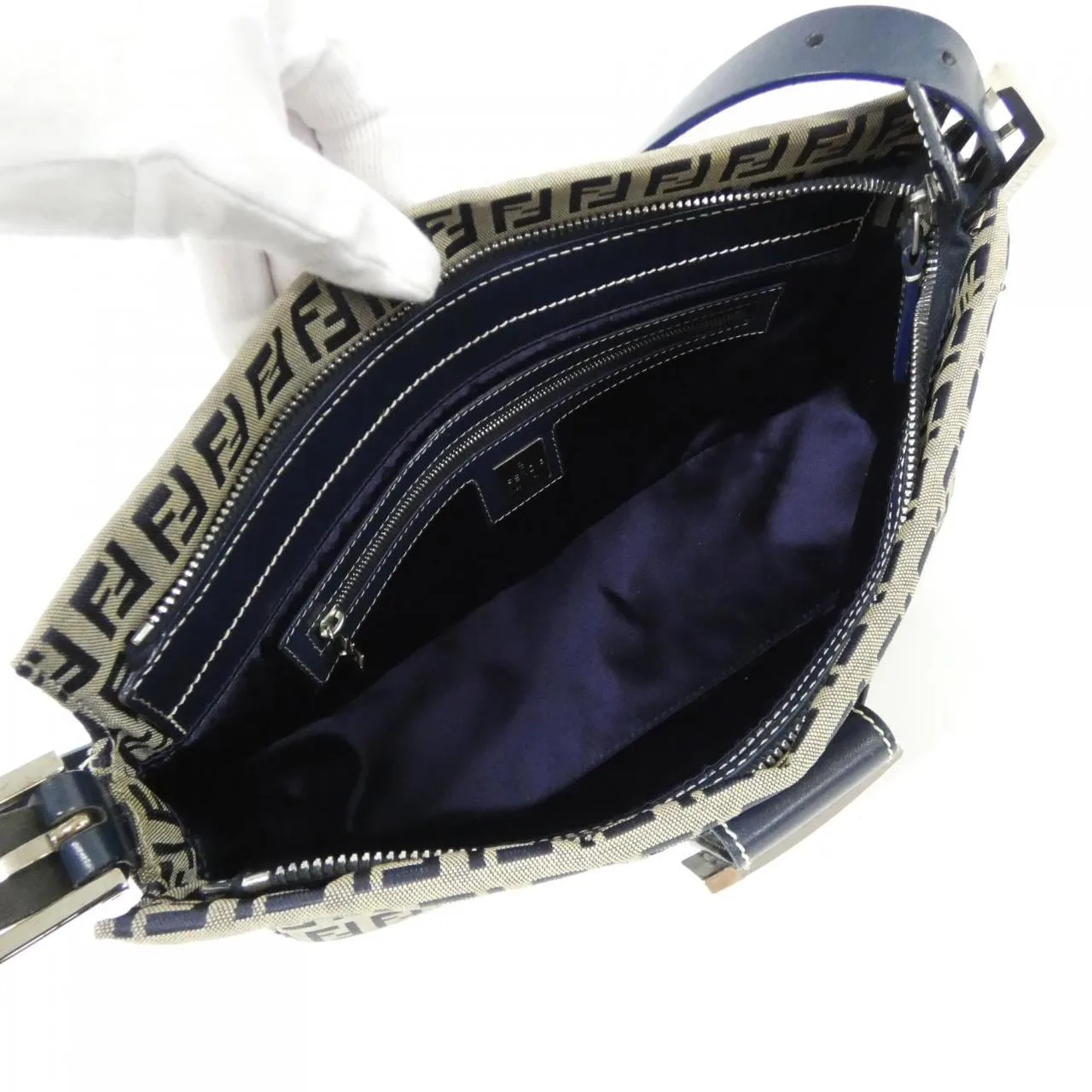 FENDI 26566 Shoulder Canvas Navy Canvas Rank A - Thumbnail 8