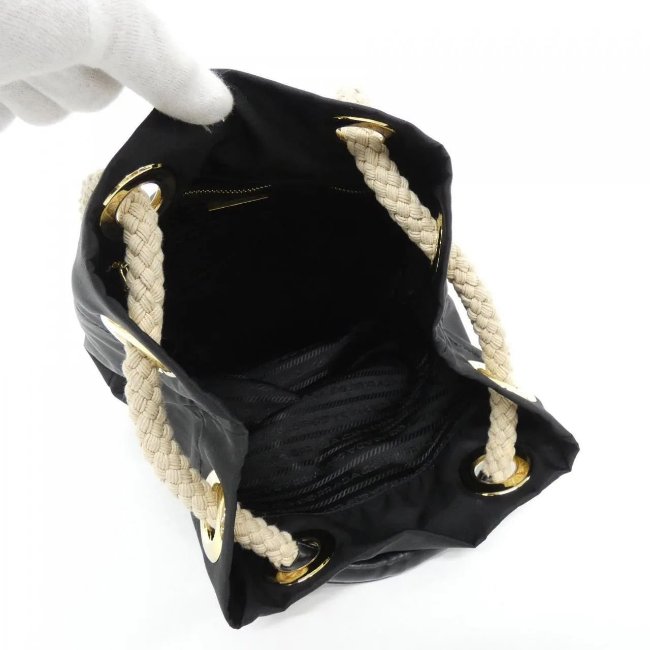 PRADA 1BE082 Shoulder Black Rank A - Thumbnail 6