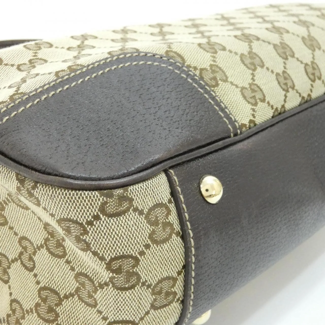 GUCCI 163805 FCERG Handbag Canvas Black Canvas Rank A - Thumbnail 3