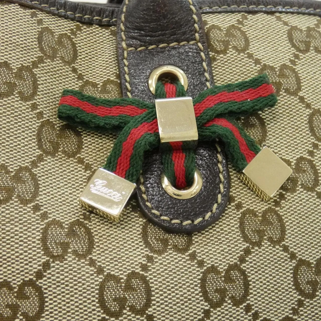 GUCCI 163805 FCERG Handbag Canvas Black Canvas Rank A - Thumbnail 5