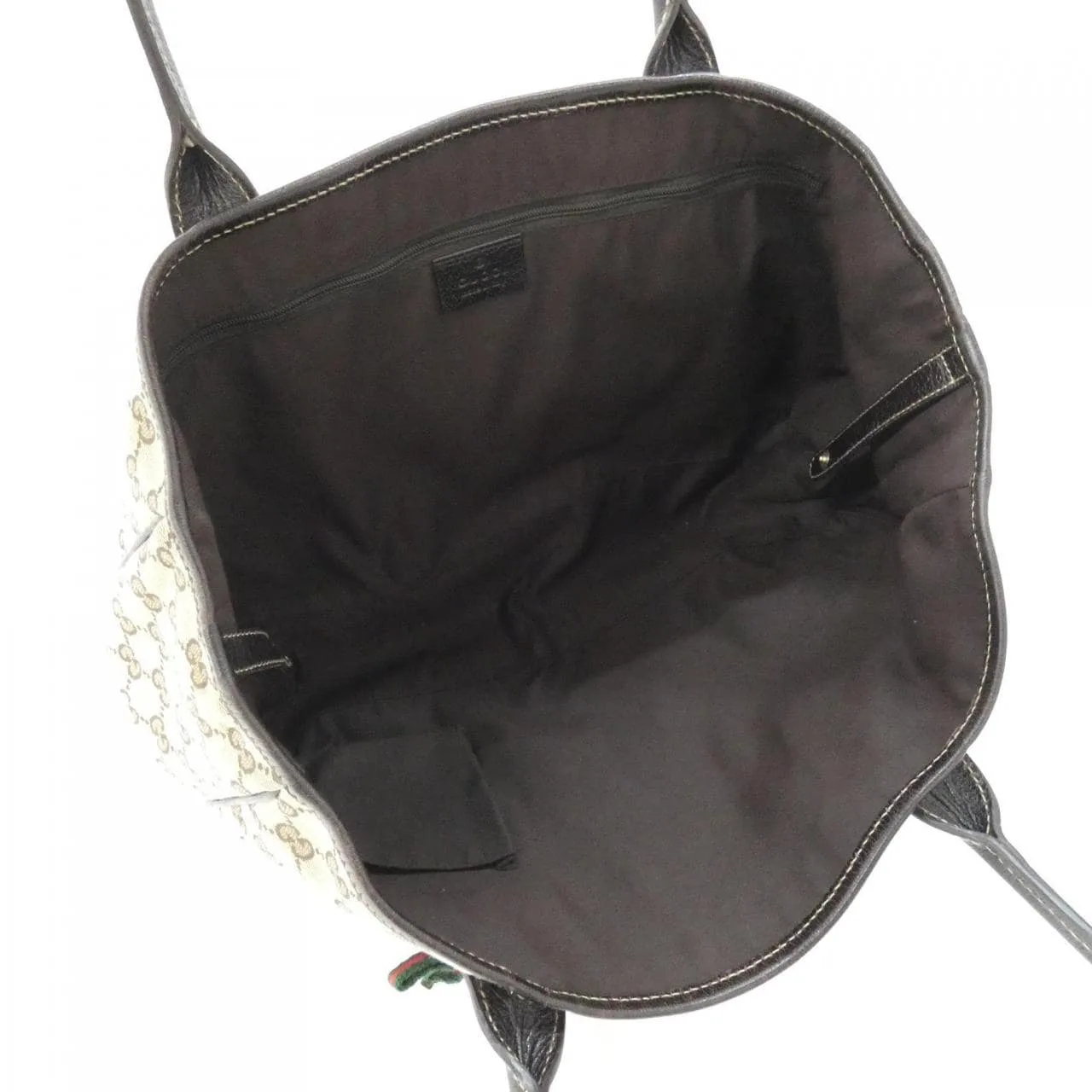 GUCCI 163805 FCERG Handbag Canvas Black Canvas Rank A - Thumbnail 8