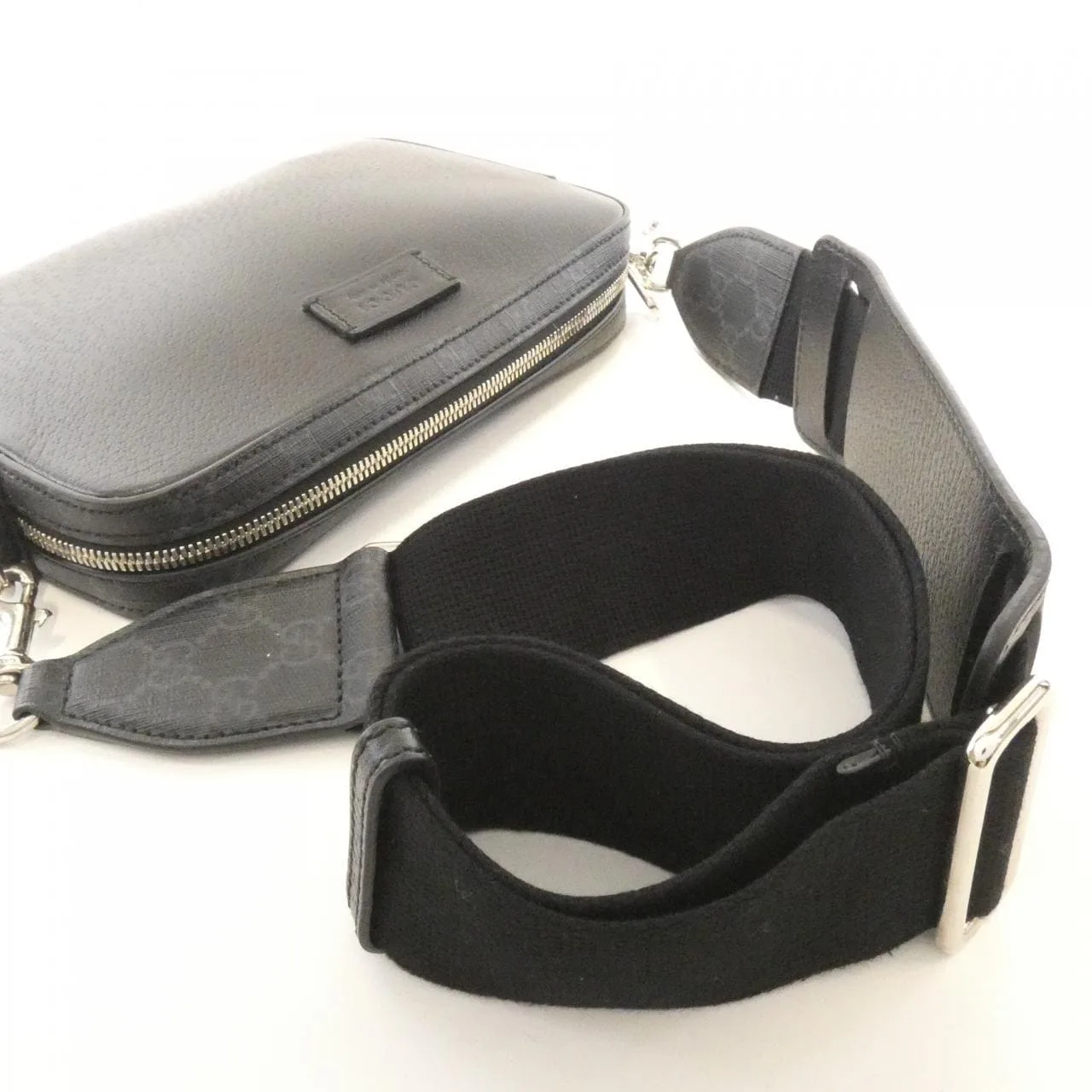 GUCCI 795465 FADJK Shoulder Canvas Black Canvas Rank A - Thumbnail 4