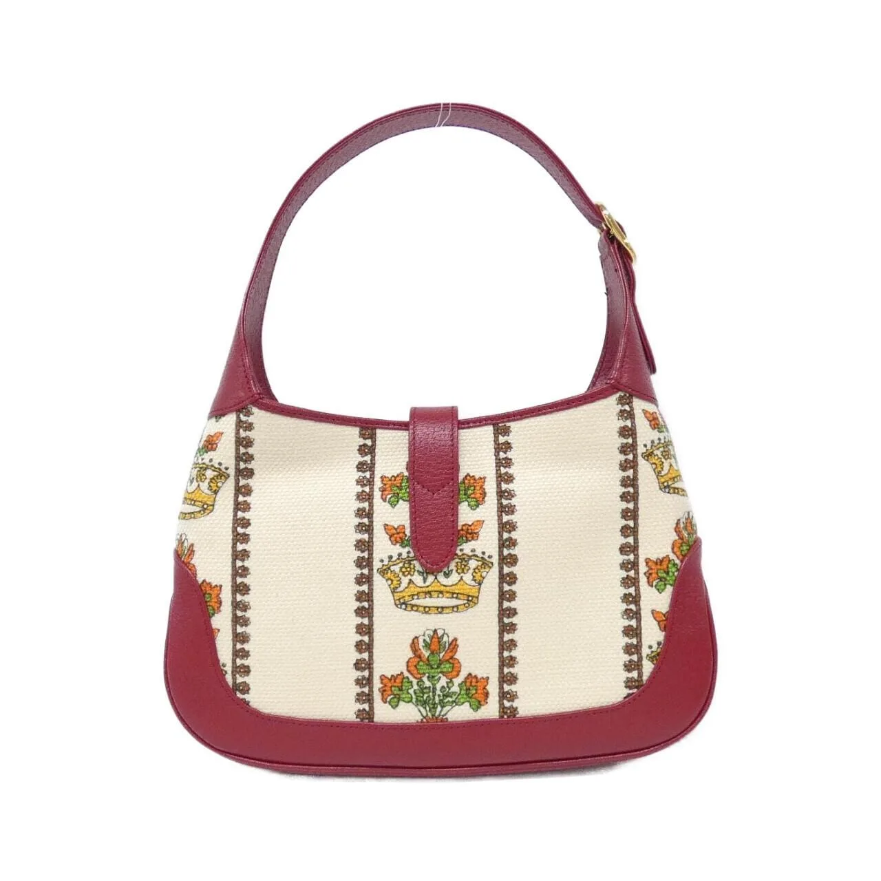 GUCCI Jackie 636706 Shoulder Canvas Bordeaux Canvas Rank A - Thumbnail 2