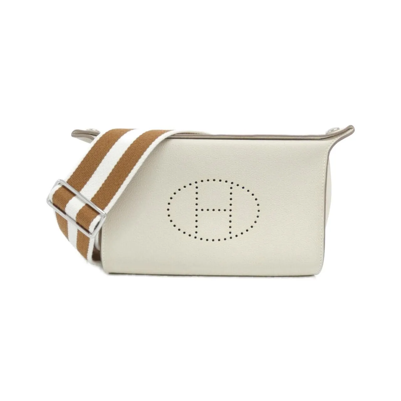 HERMES 084024CK Shoulder Togo White