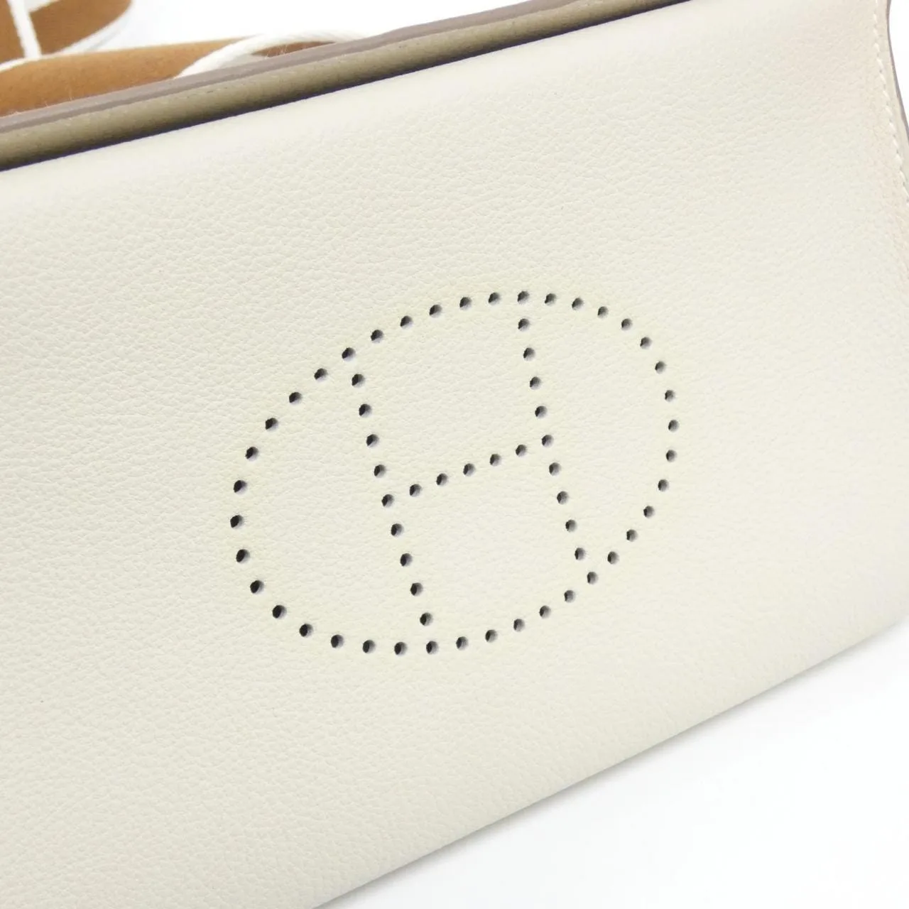 HERMES 084024CK Shoulder Togo White Togo Leather Rank A - Thumbnail 4