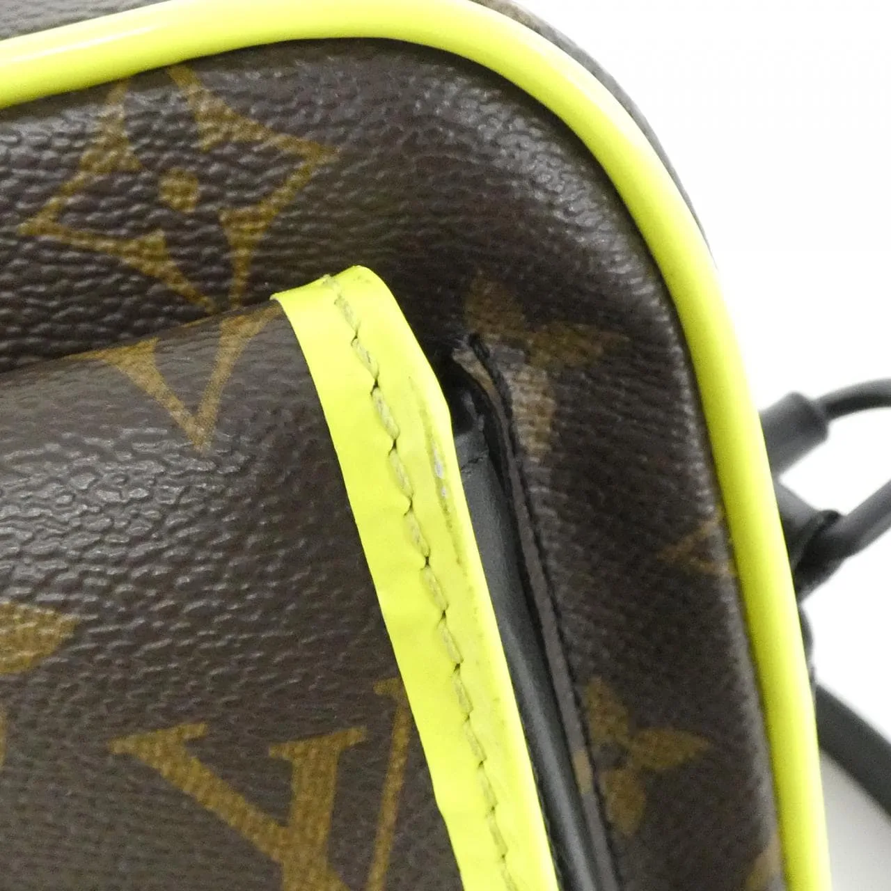 LOUIS VUITTON Christopher M80793 Shoulder Monogram 黃色 Monogram 中古品A - 縮圖 6