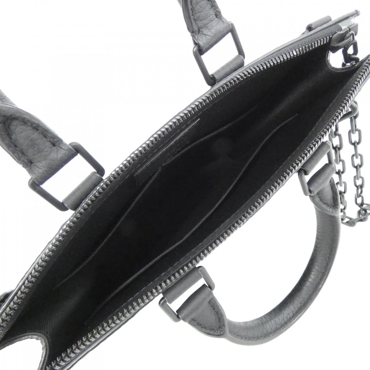 LOUIS VUITTON M55924 Handbag Monogram 黑色 Monogram 中古品A - 縮圖 6