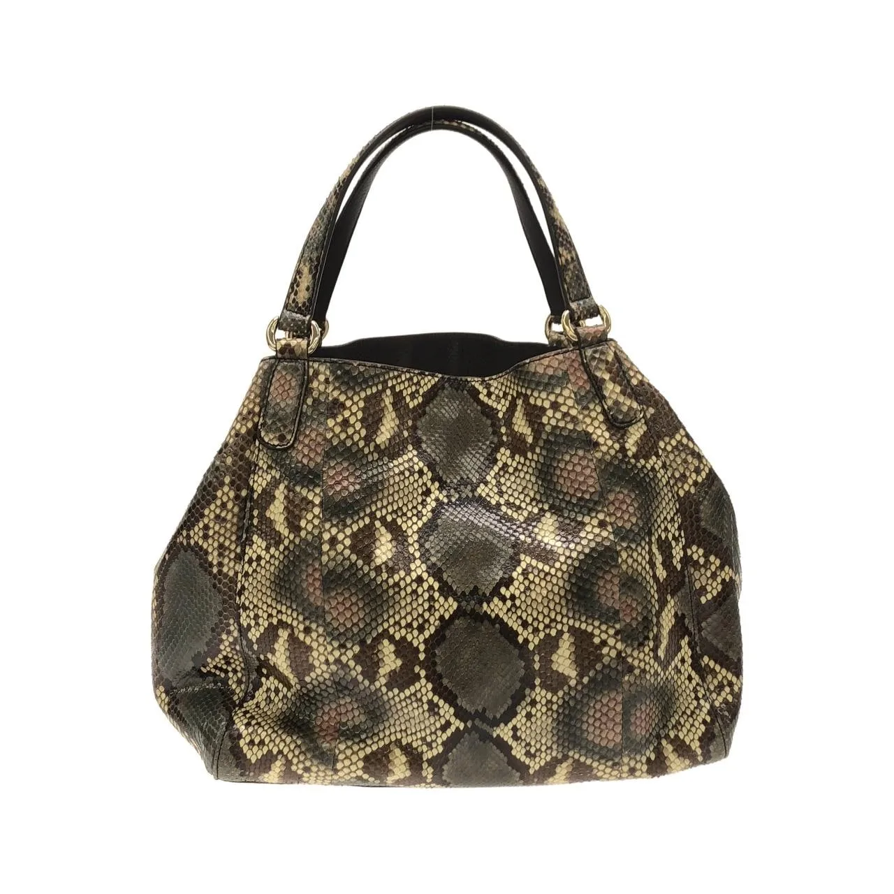 GUCCI 282309 手提包 蟒蛇皮 米色 蟒蛇皮 中古品A - 縮圖 2