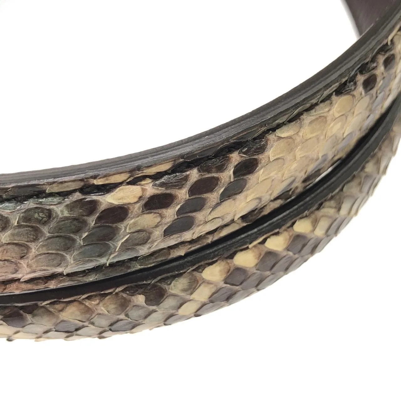 GUCCI 282309 手提包 蟒蛇皮 米色 蟒蛇皮 中古品A - 縮圖 3