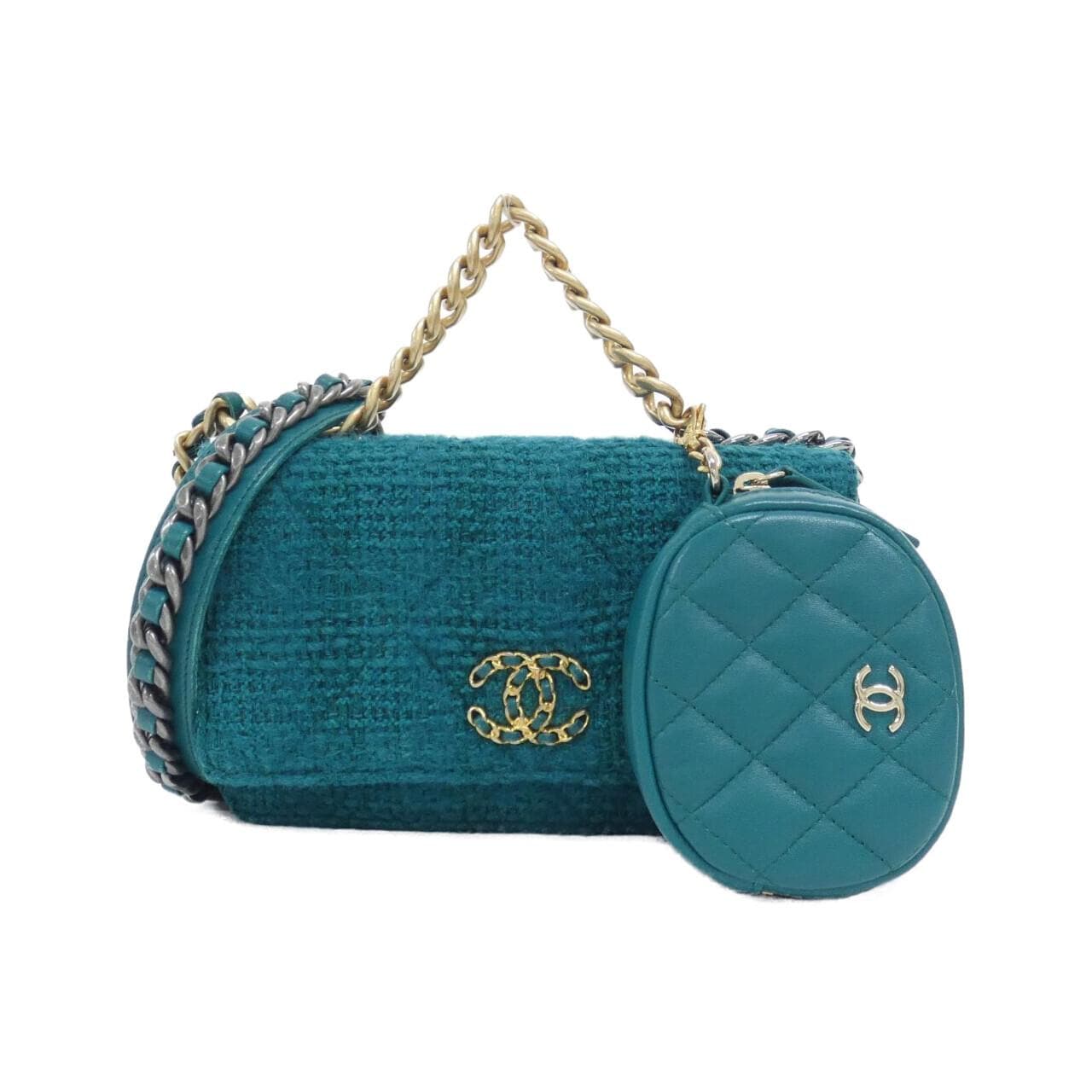 CHANEL Chanel 19 AP0985 Wallet Tweed