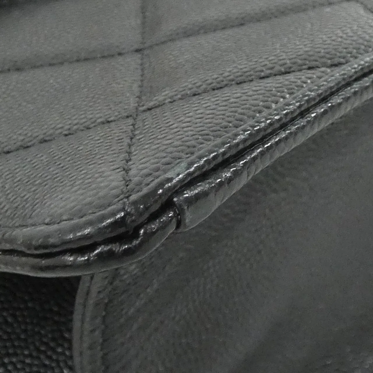 CHANEL AS4189 Backpack Grained Calfskin 黑色 荔枝紋牛皮 中古品A - 縮圖 3