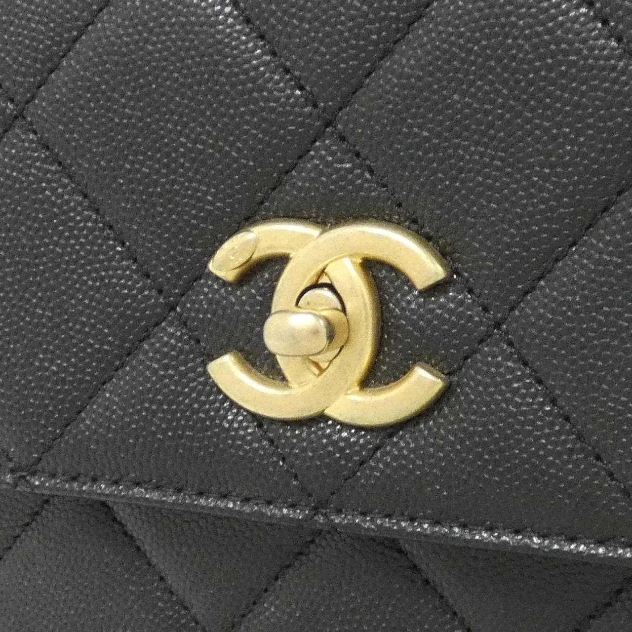 CHANEL AS4189 Backpack Grained Calfskin 黑色 荔枝紋牛皮 中古品A - 縮圖 4