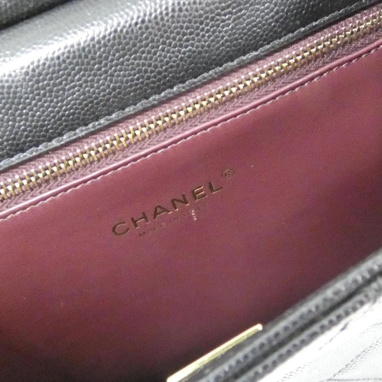 CHANEL AS4189 Backpack Grained Calfskin 黑色 荔枝紋牛皮 中古品A - 縮圖 8