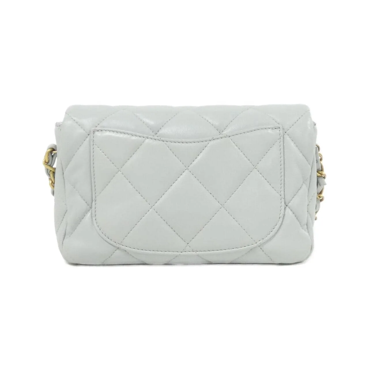 CHANEL Chanel 22 AS3986 Shoulder Lambskin 藍色 羊皮 中古品A - 縮圖 2