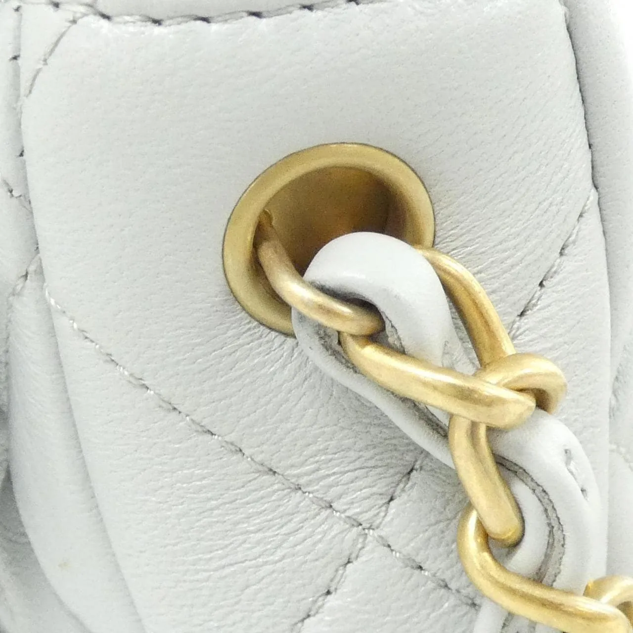 CHANEL Chanel 22 AS3986 Shoulder Lambskin 藍色 羊皮 中古品A - 縮圖 6