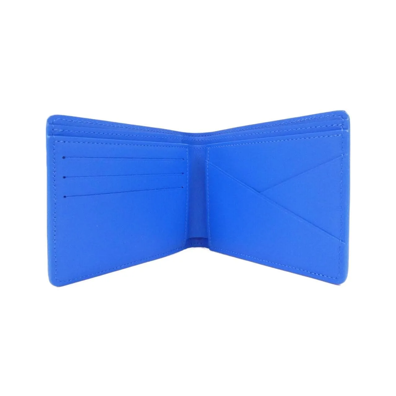 LOUIS VUITTON M82272 Coin Case Lambskin Blue Lambskin Rank A - Thumbnail 4