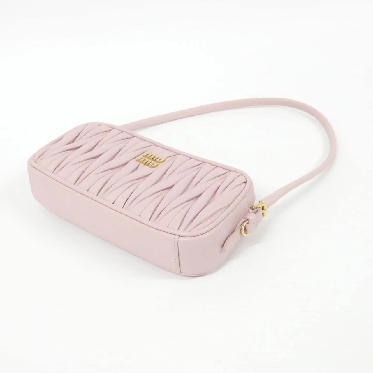 MIU MIU 5NE024 Shoulder 黑色 中古品A - 縮圖 3