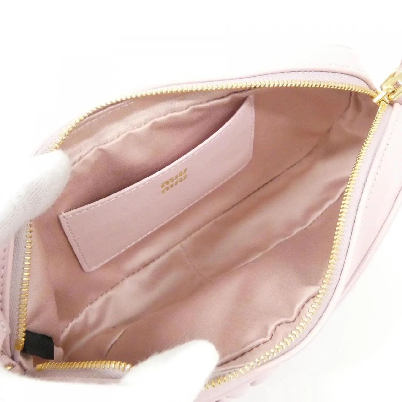 MIU MIU 5NE024 Shoulder 黑色 中古品A - 縮圖 7