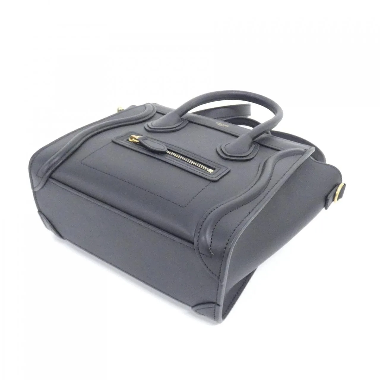 CELINE Luggage 189243HSC Handbag Black Rank A - Thumbnail 3