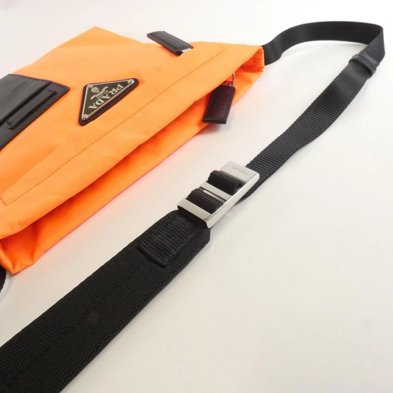 PRADA 2VH055 Shoulder 黑色 中古品A - 縮圖 7