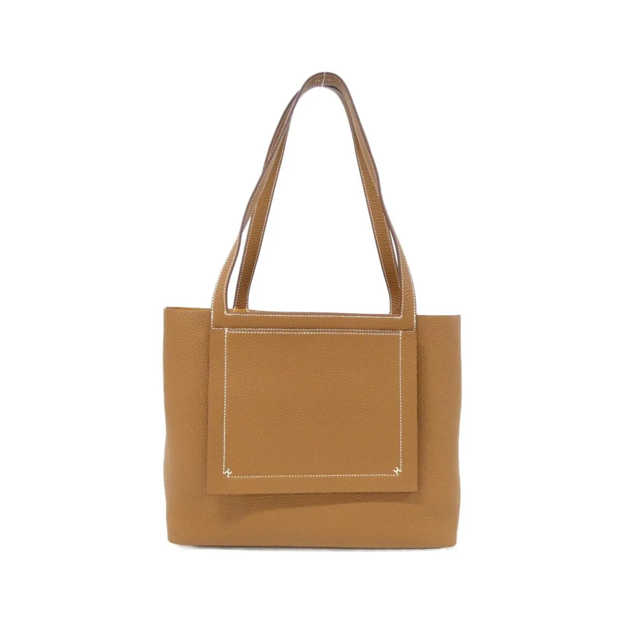 HERMES 082201CA Handbag Clemence Gold