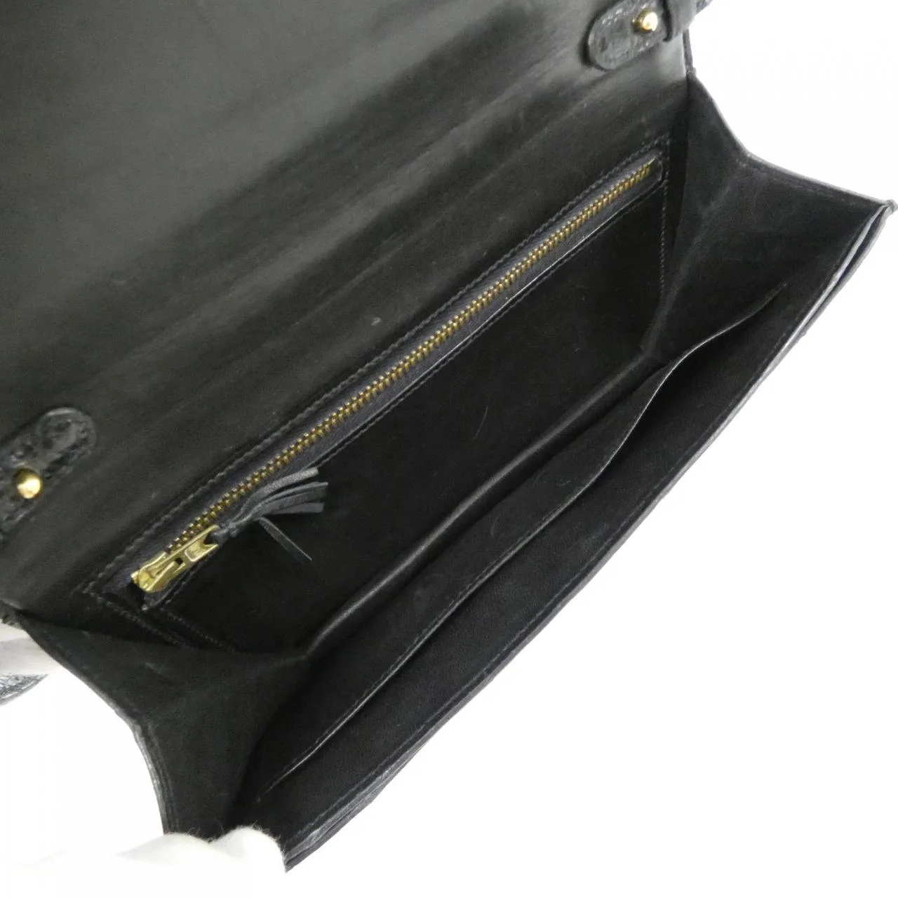 HERMES Shoulder 黑色 中古品B - 縮圖 9