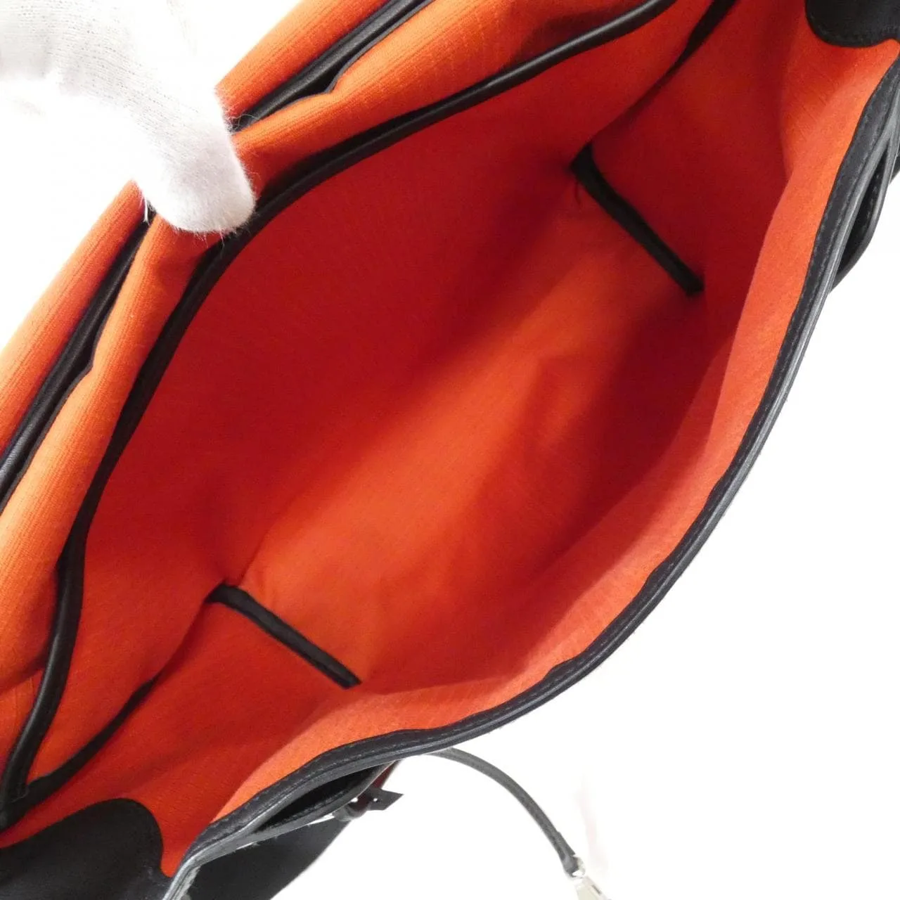 HERMES 084117CJ Shoulder Swift Black Swift Leather Rank A - Thumbnail 6