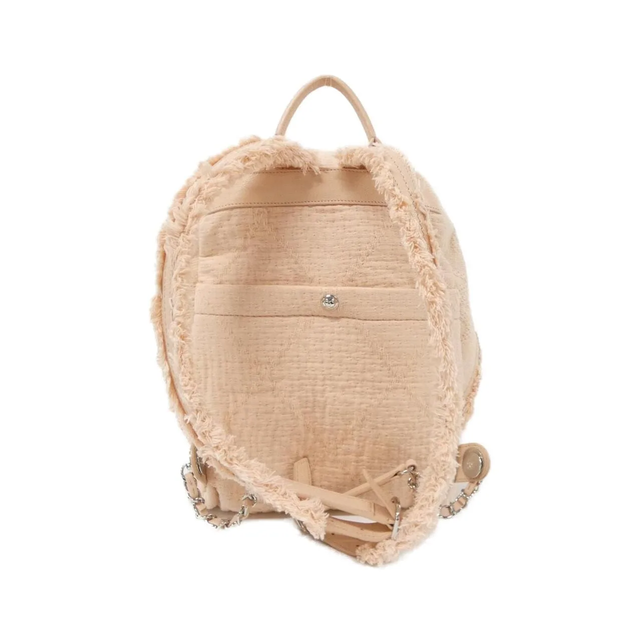 CHANEL AS0313 Backpack Canvas 粉色 帆布 中古品A - 縮圖 2