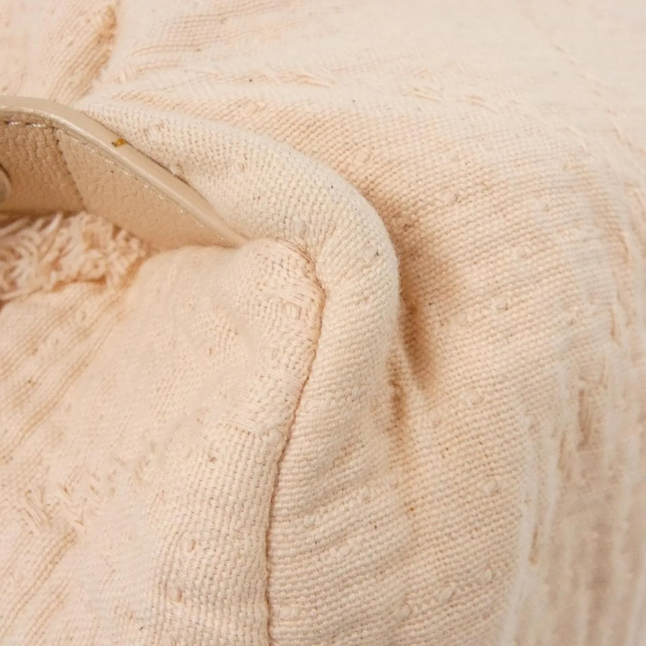 CHANEL AS0313 Backpack Canvas 粉色 帆布 中古品A - 縮圖 3