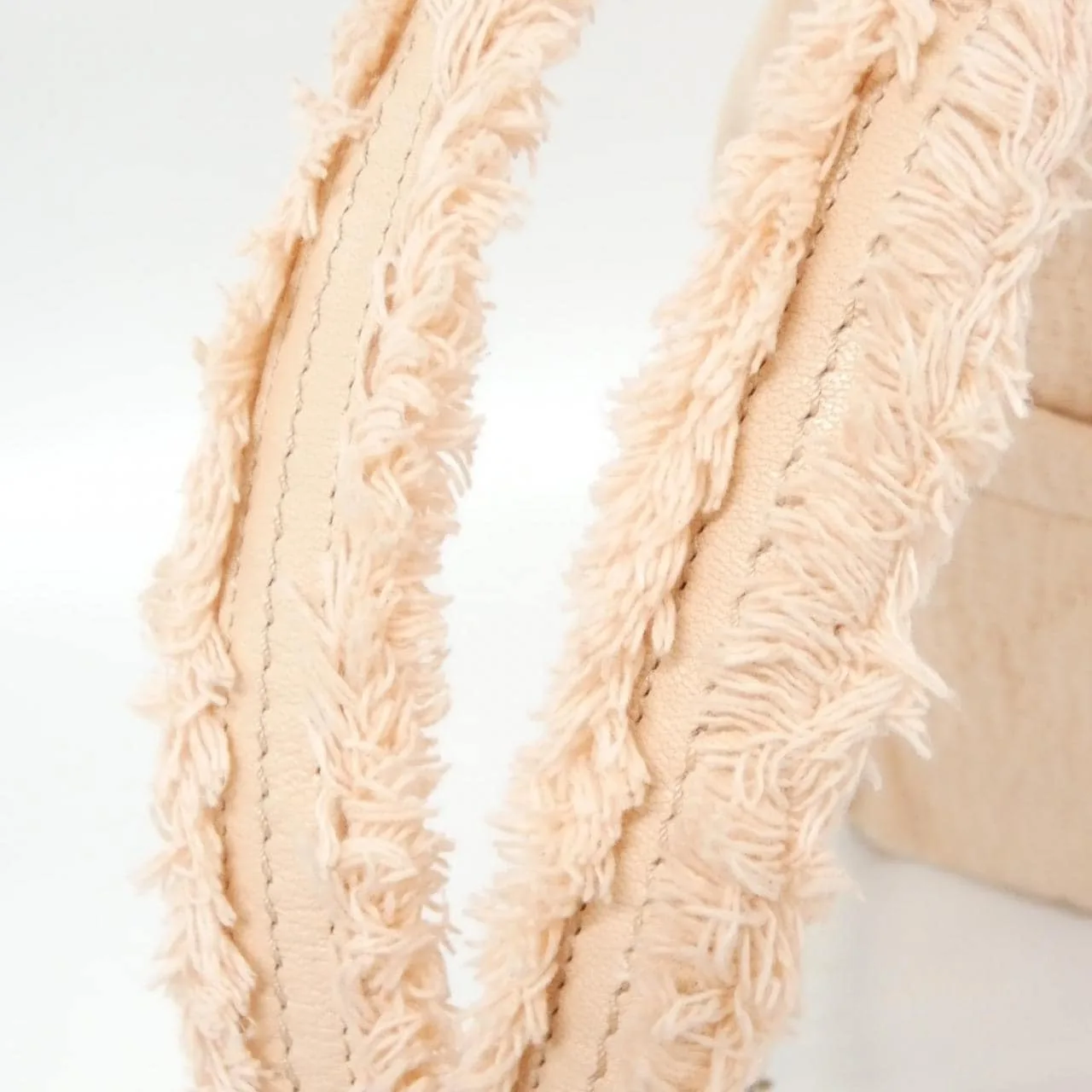 CHANEL AS0313 Backpack Canvas 粉色 帆布 中古品A - 縮圖 6