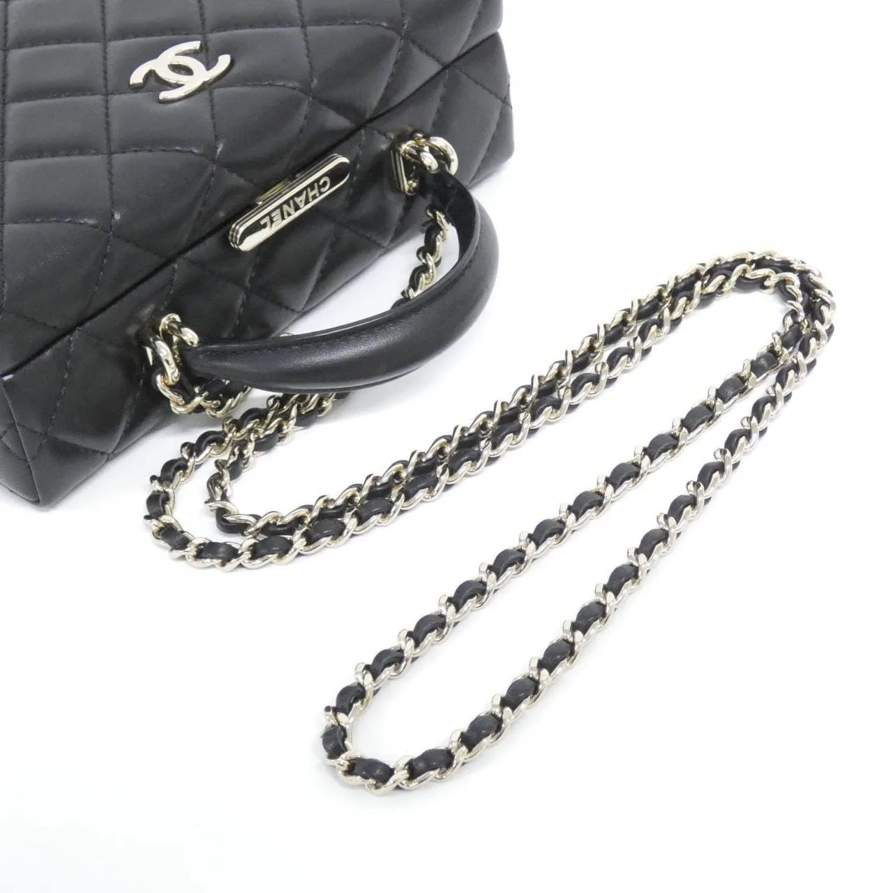 CHANEL AS5167 Handbag Lambskin Black Lambskin Rank A - Thumbnail 5