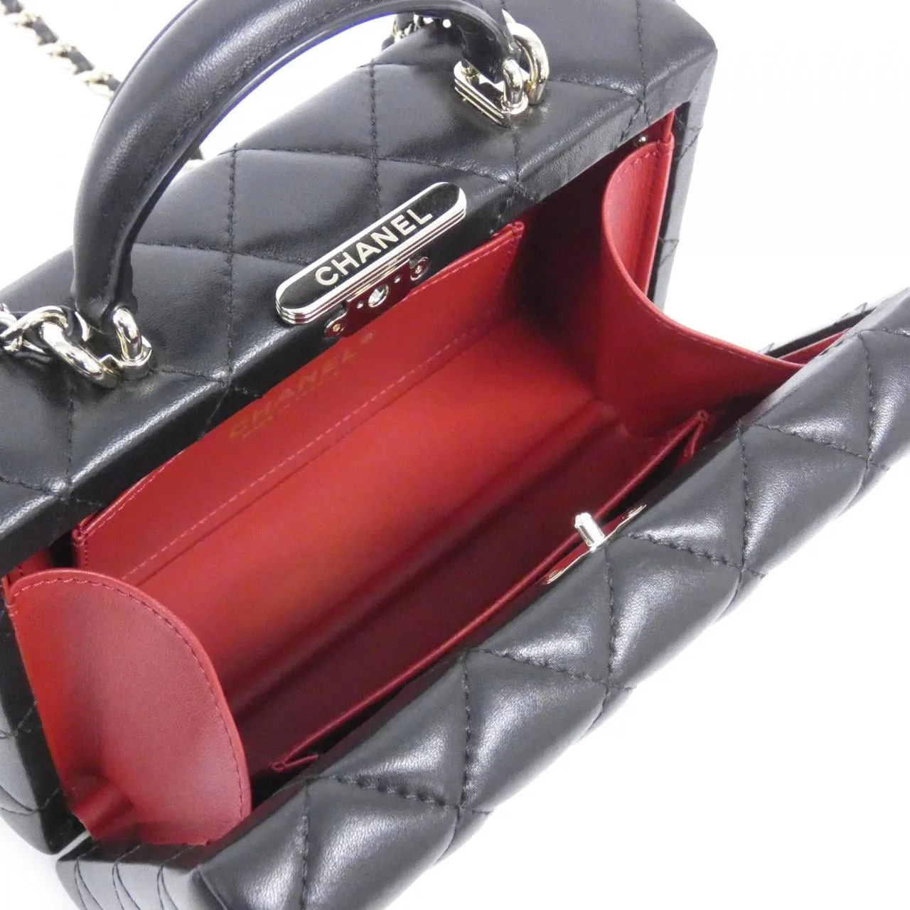 CHANEL AS5167 Handbag Lambskin Black Lambskin Rank A - Thumbnail 6