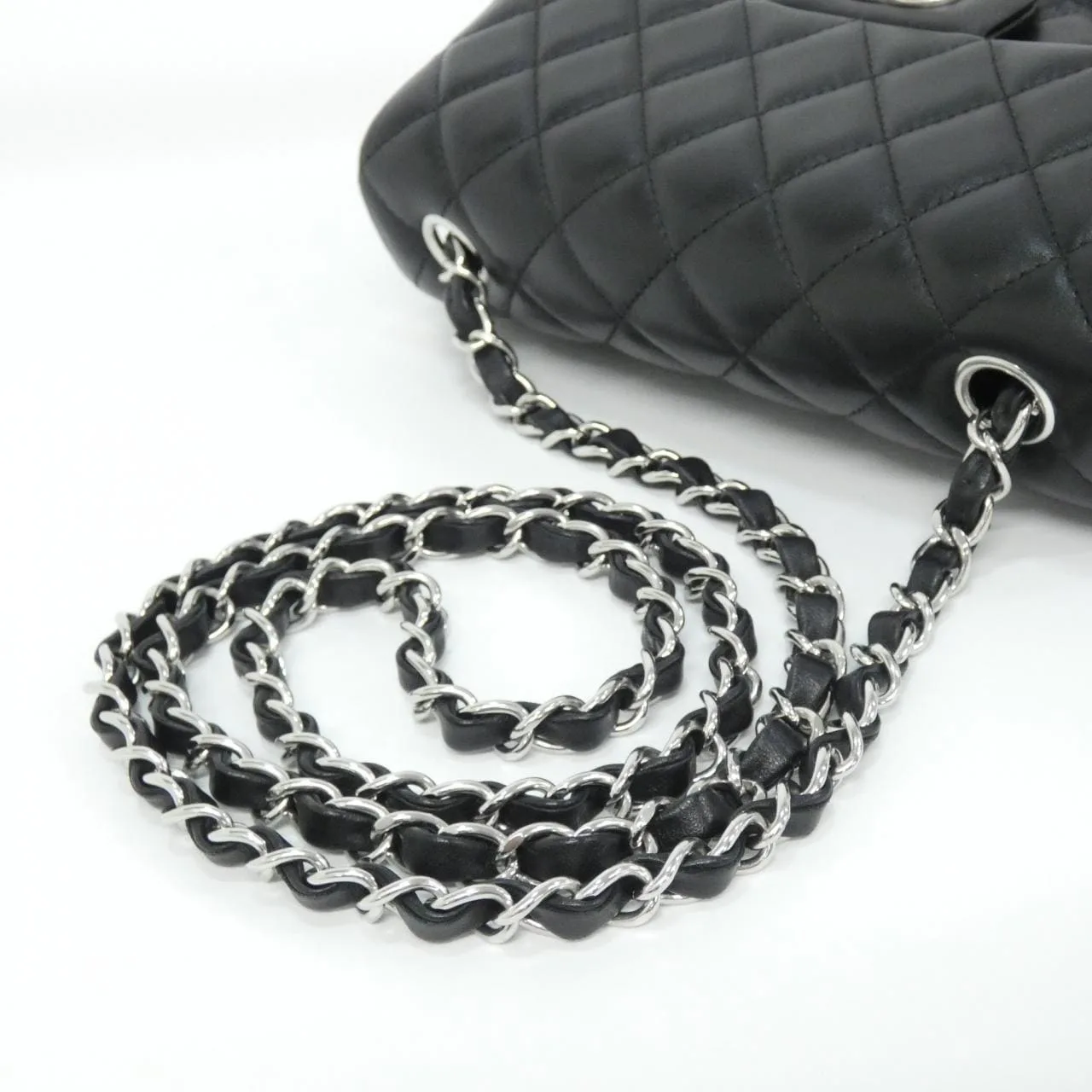 CHANEL Boy Chanel 69900 Shoulder Lambskin Black Lambskin - Thumbnail 8