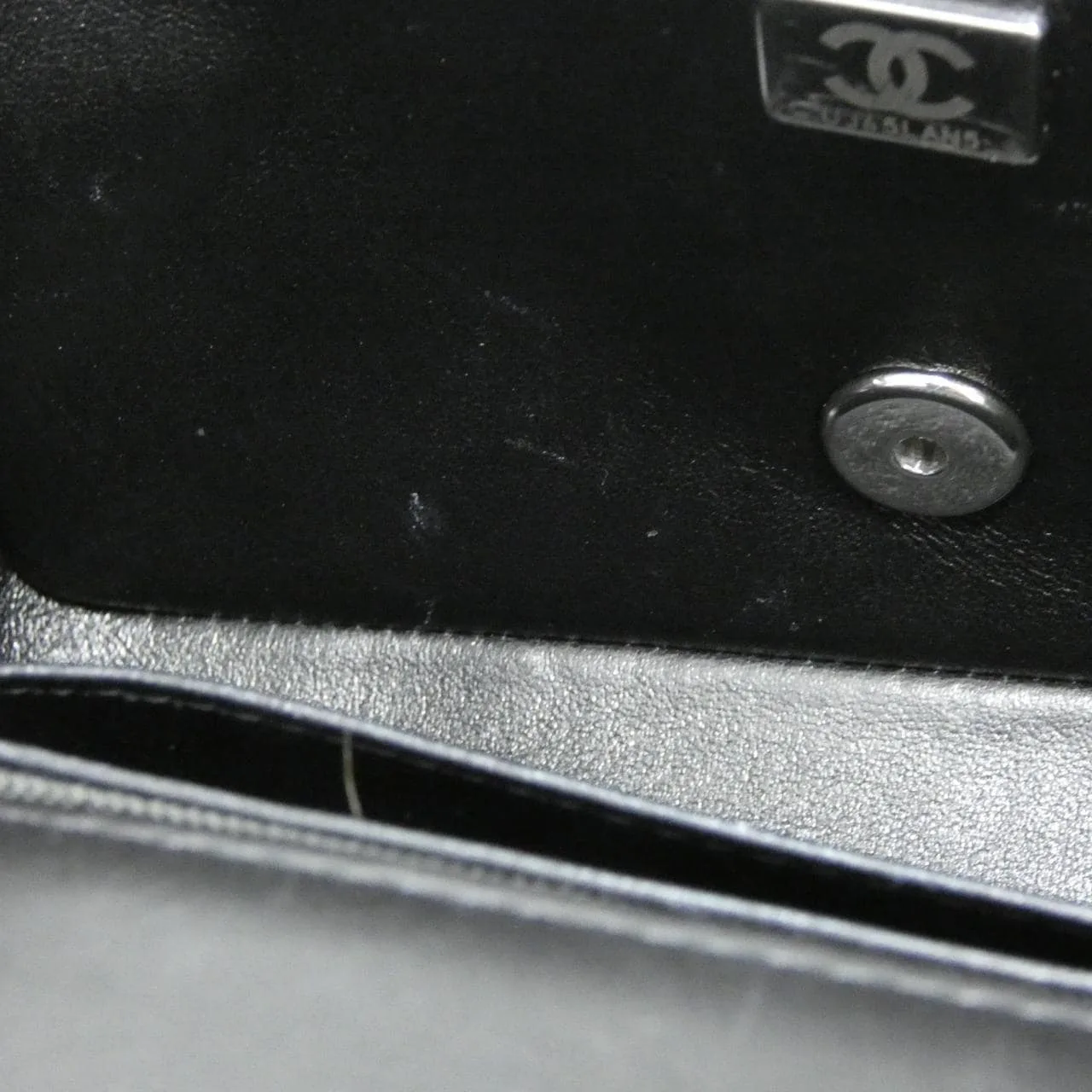 CHANEL Boy Chanel 69900 Shoulder Lambskin Black Lambskin - Thumbnail 10