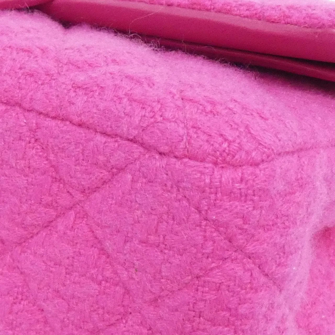 CHANEL Matelasse 1112 Shoulder Tweed Black Tweed - Thumbnail 3