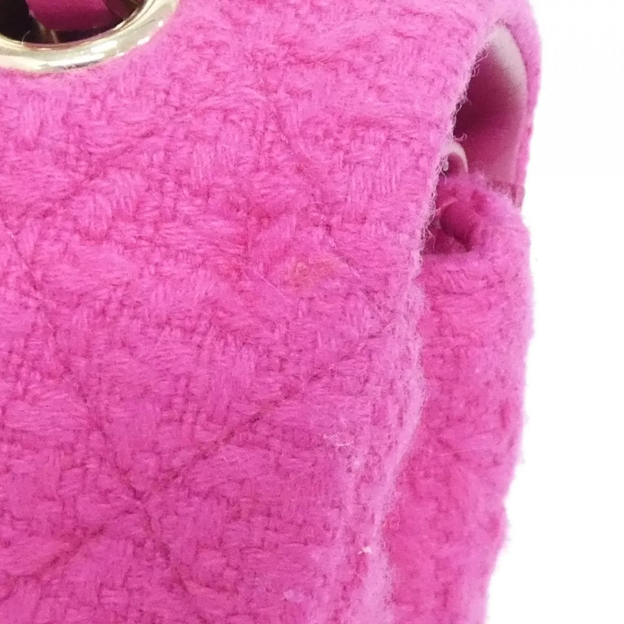 CHANEL Matelasse 1112 Shoulder Tweed Black Tweed - Thumbnail 6