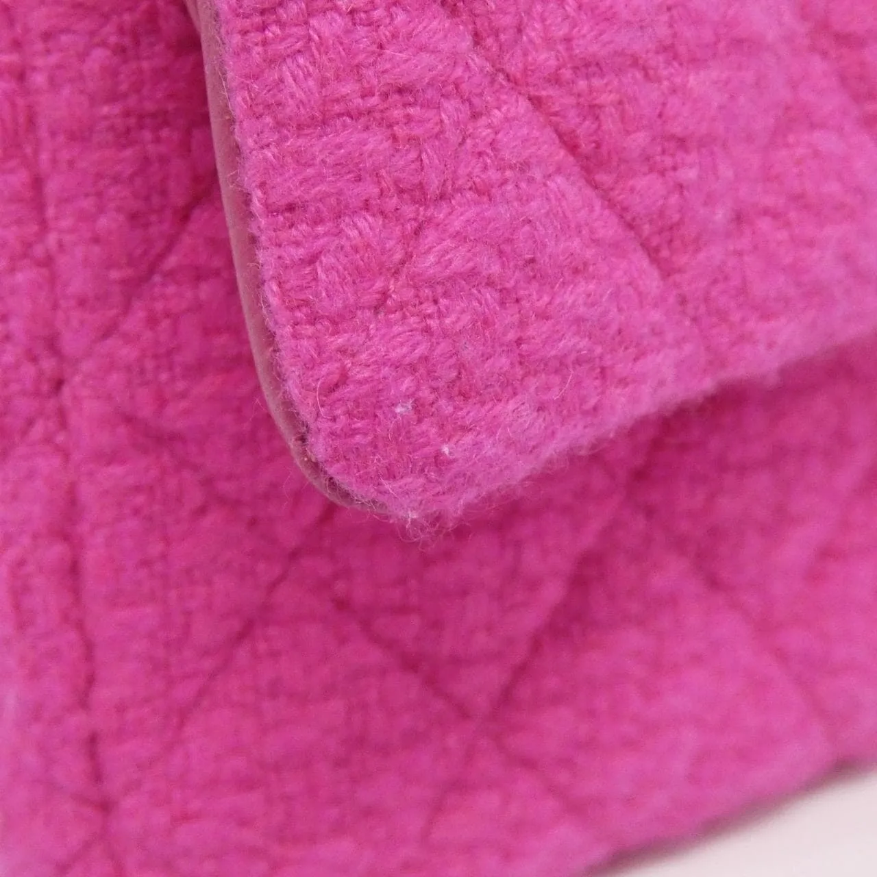 CHANEL Matelasse 1112 Shoulder Tweed Black Tweed - Thumbnail 7