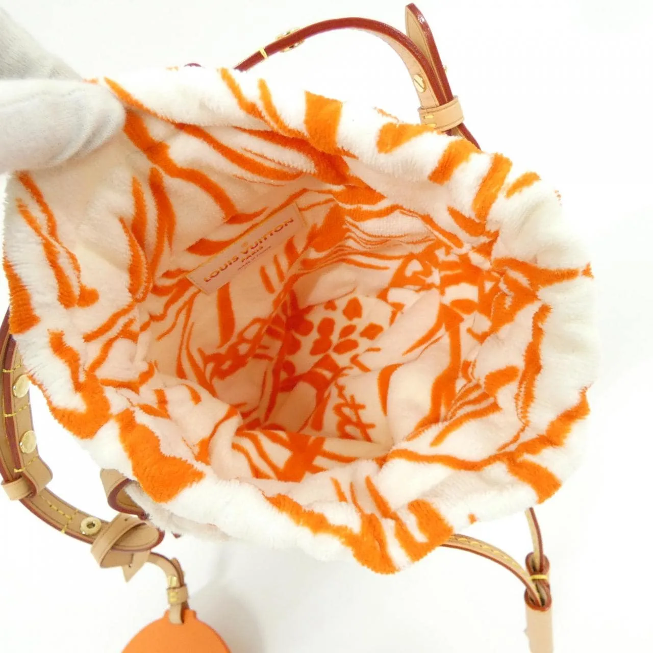 LOUIS VUITTON M25146 Handbag Cotton Black Cotton Rank A - Thumbnail 8