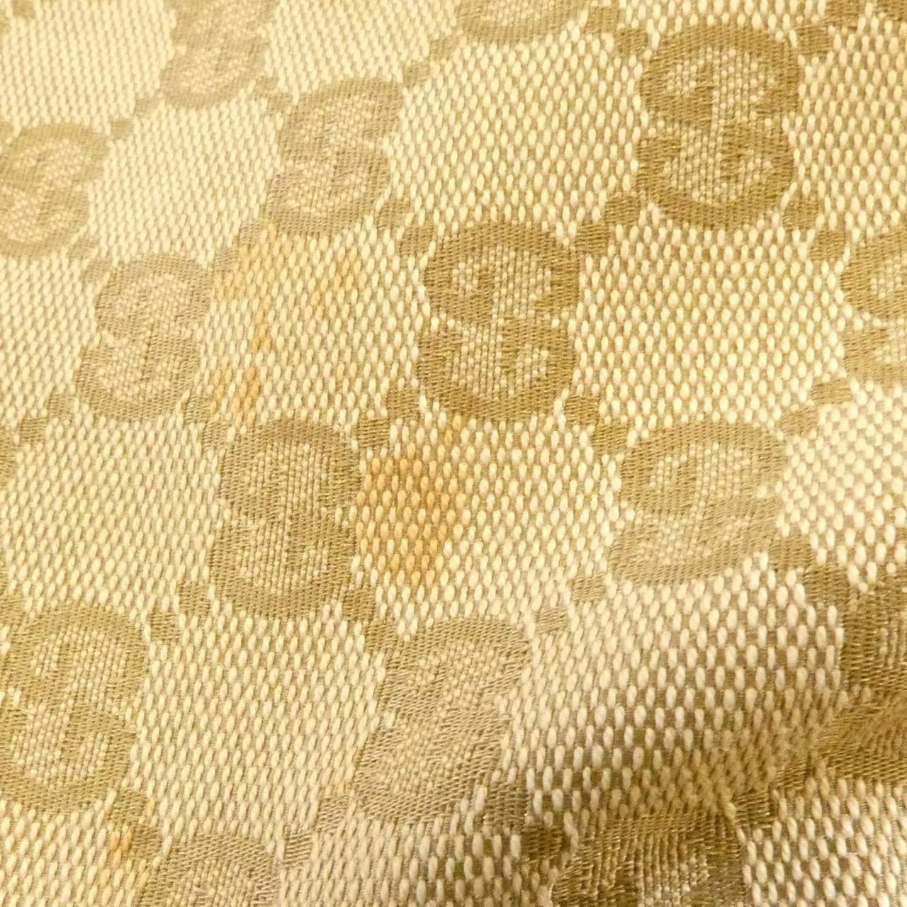 GUCCI 153240 Boston Canvas 米色 帆布 中古品B - 縮圖 4