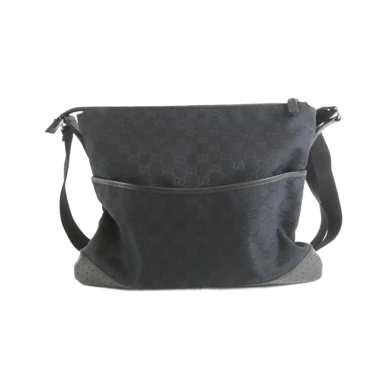 GUCCI 145856 Shoulder Canvas Black