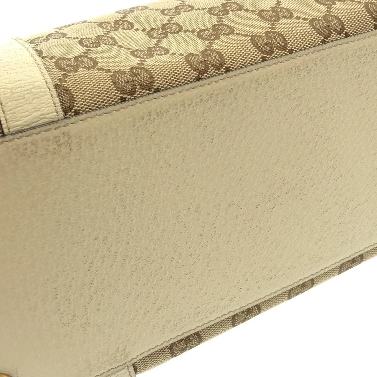 GUCCI 141470 KY9JG Handbag Canvas 黑色 帆布 中古品B - 縮圖 3