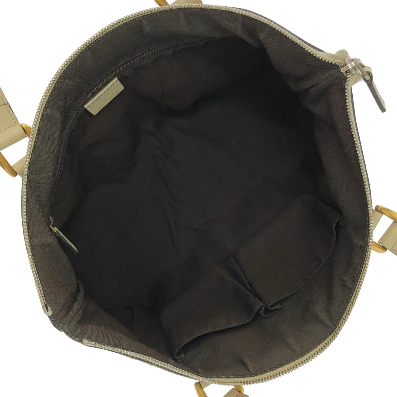 GUCCI 141470 KY9JG Handbag Canvas 黑色 帆布 中古品B - 縮圖 8