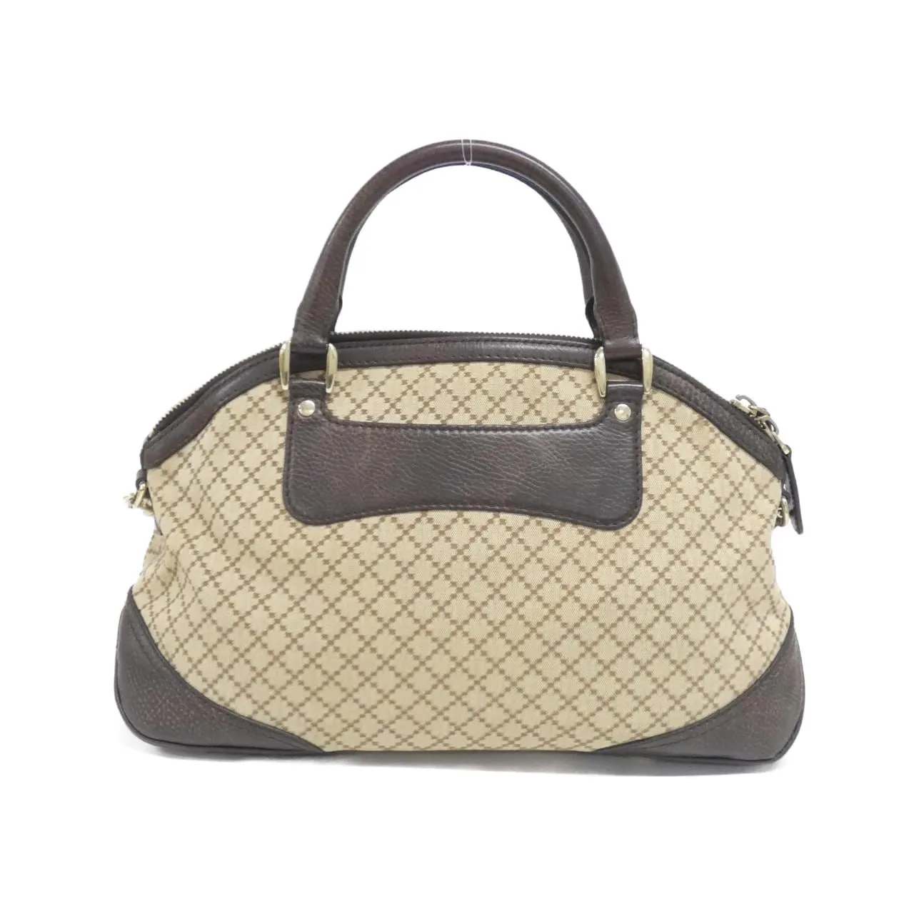 GUCCI 247286 FAGJG Handbag Canvas 黑色 帆布 中古品B - 縮圖 2