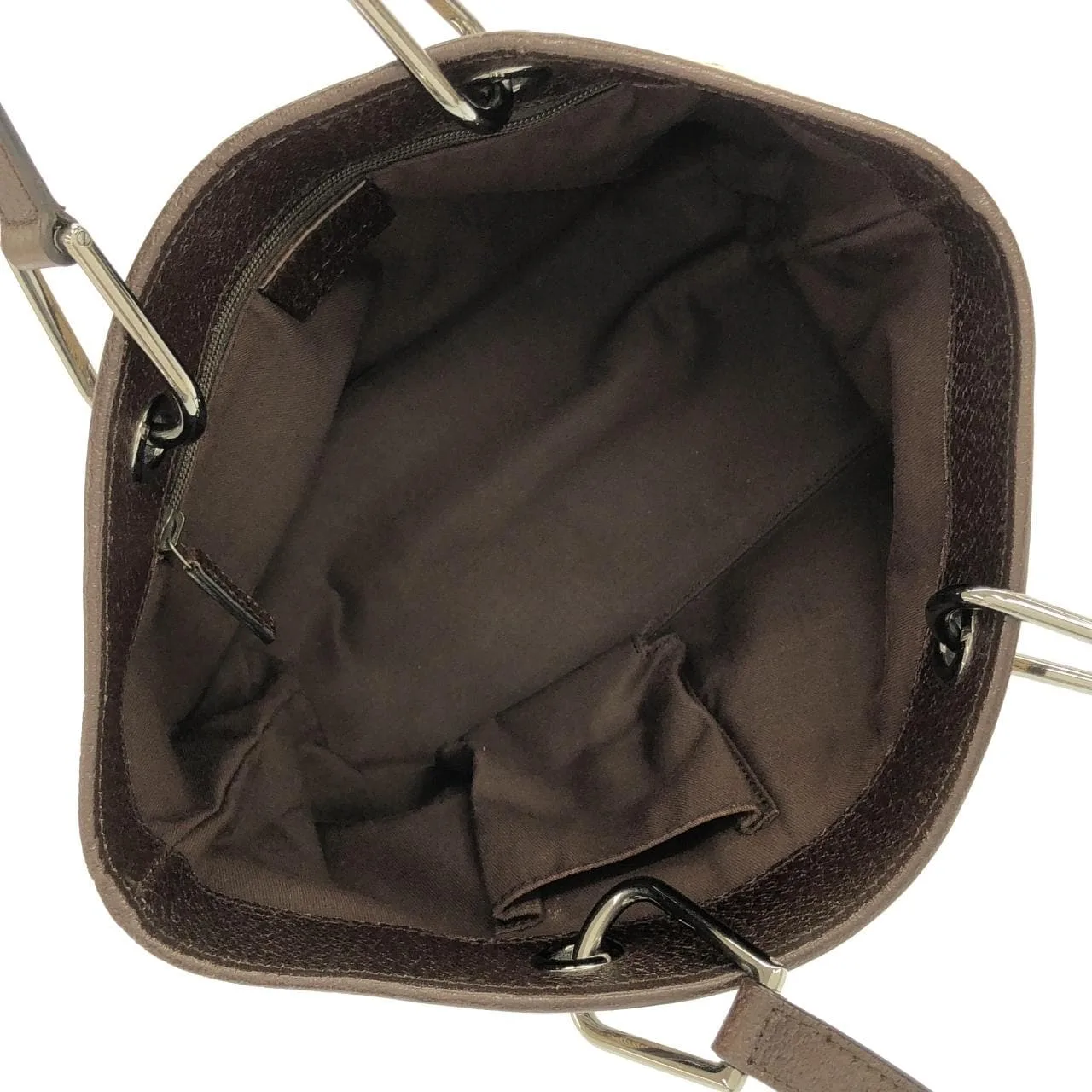 GUCCI 120844 Handbag Canvas 米色 帆布 中古品B - 縮圖 7