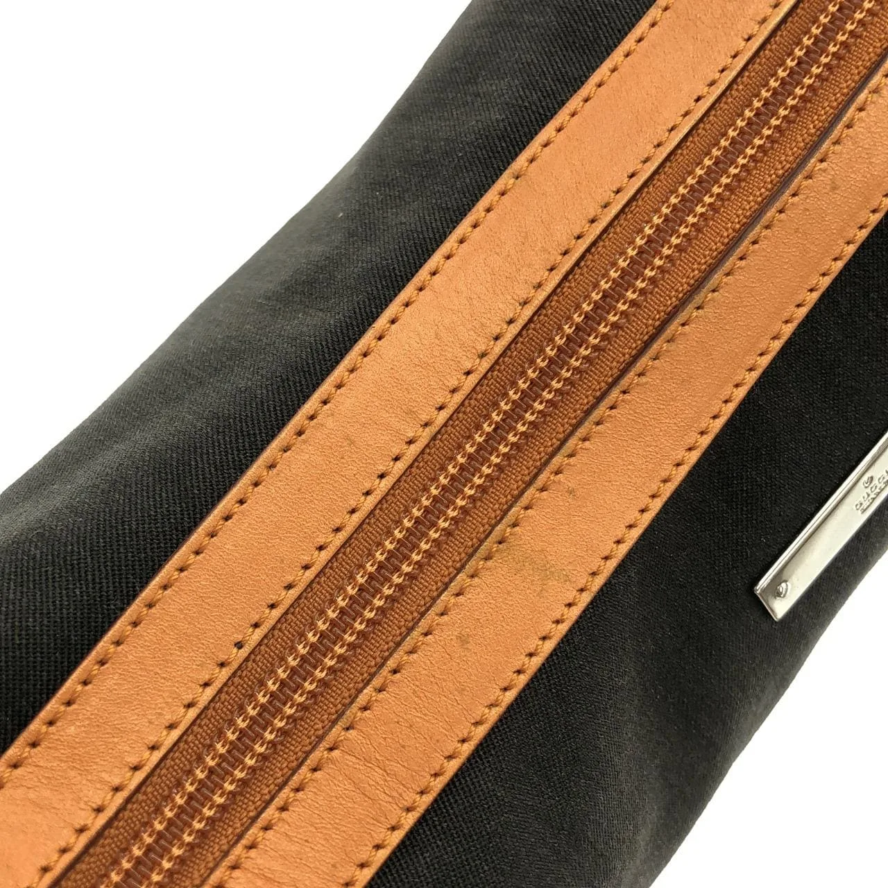 GUCCI 019 0460 Shoulder Canvas 棕色 帆布 中古品A - 縮圖 4