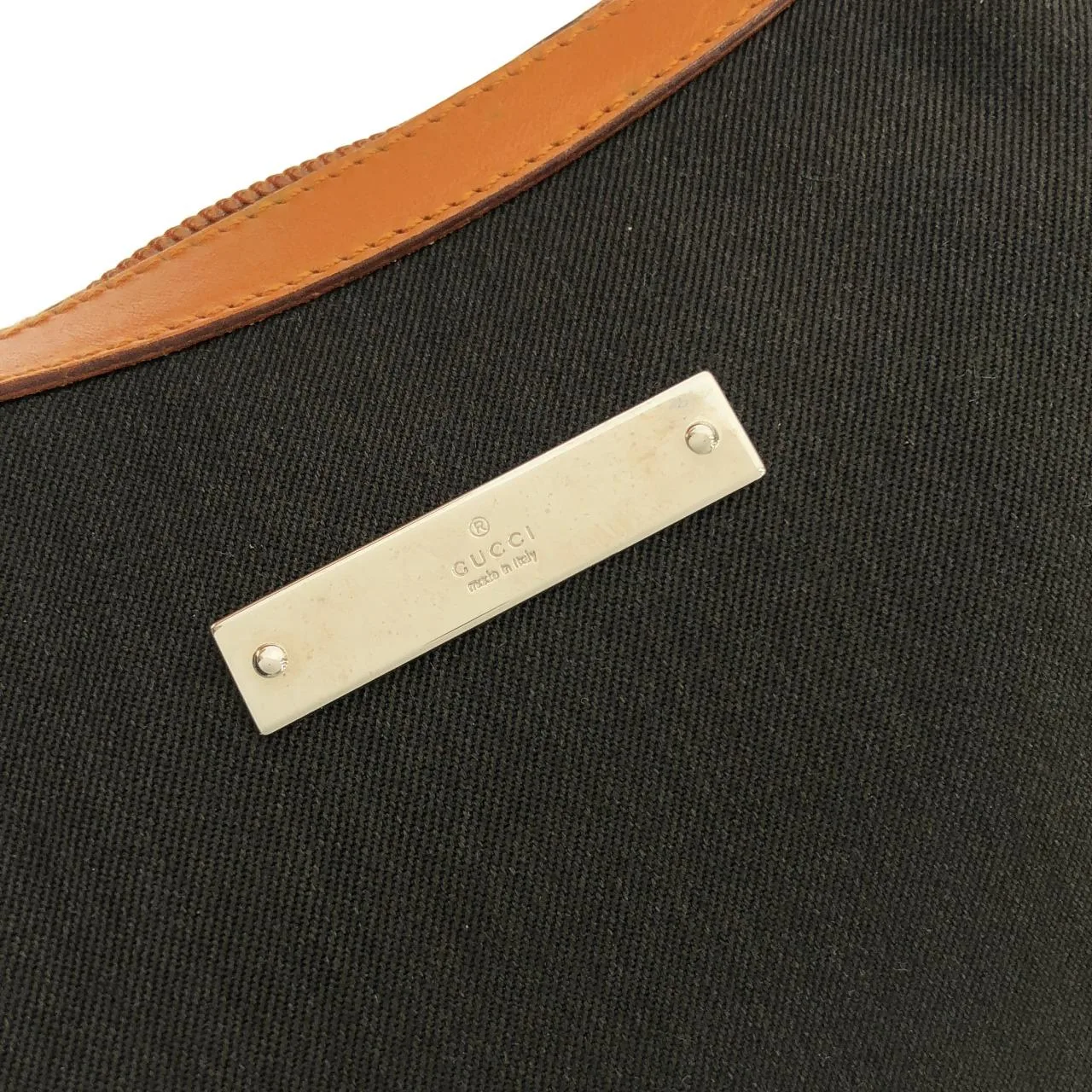 GUCCI 019 0460 Shoulder Canvas 棕色 帆布 中古品A - 縮圖 6