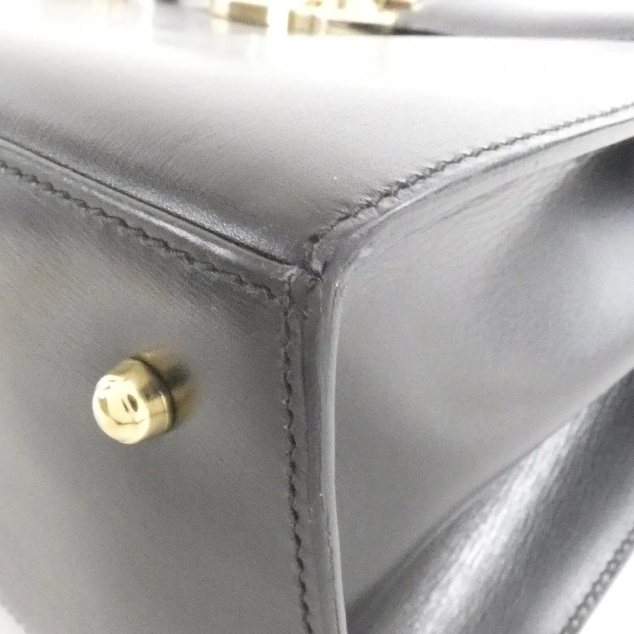 GUCCI 000 110 0192 Handbag Leather 黑色 皮革 中古品B - 縮圖 3