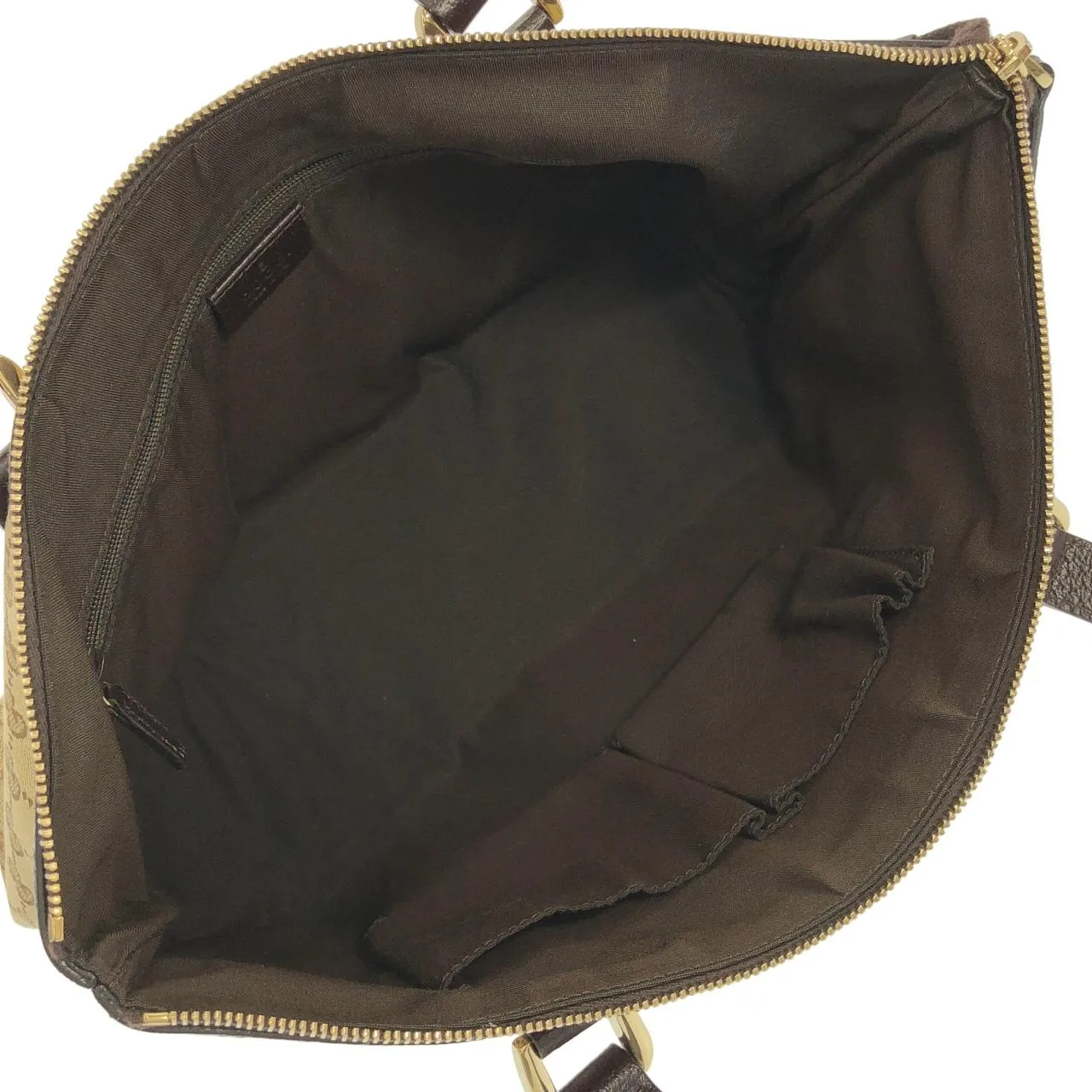 GUCCI 141470 KY9JG Handbag Canvas 黑色 帆布 中古品A - 縮圖 8